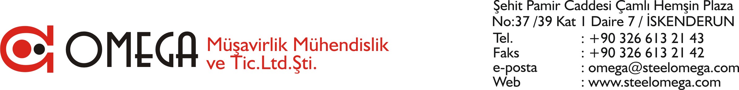 OMEGA MÜŞAVİRLİK MÜHENDİSLİK VE TİC.LTD.ŞTİ.